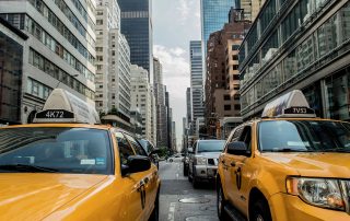 Yellow Cabs in america